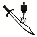 Custom Laser Engraving Service - SWORD